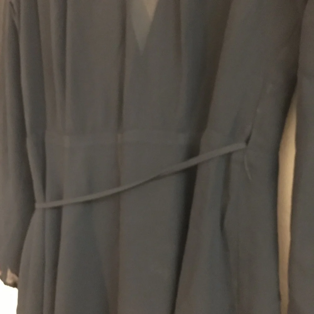 Reformation Mini Wrap Dress Size SP Black Party Cocktail Wedding Evening - Picture 13 of 15